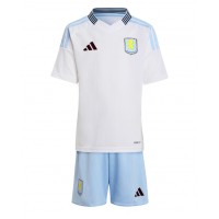 Camisa de time de futebol Aston Villa Amadou Onana #24 Replicas 2º Equipamento Infantil 2024-25 Manga Curta (+ Calças curtas)